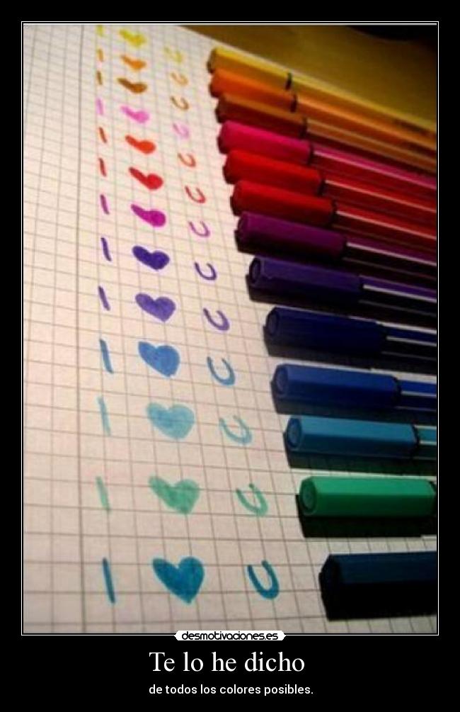 Te lo he dicho  - 