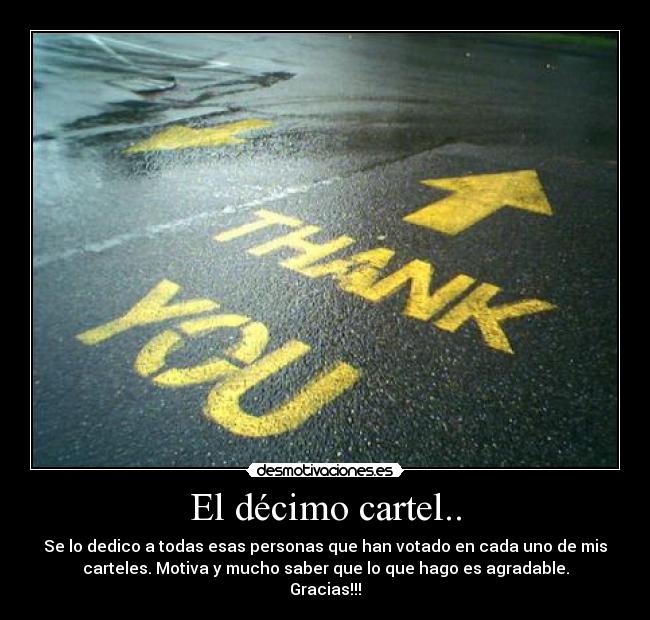 carteles gracias desmotivaciones