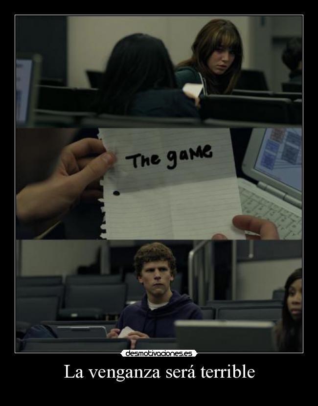 La venganza será terrible -