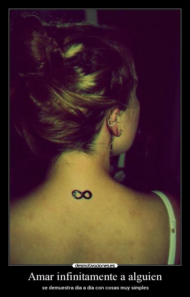 Amar infinitamente a alguien - se demuestra día a día con cosas muy simples