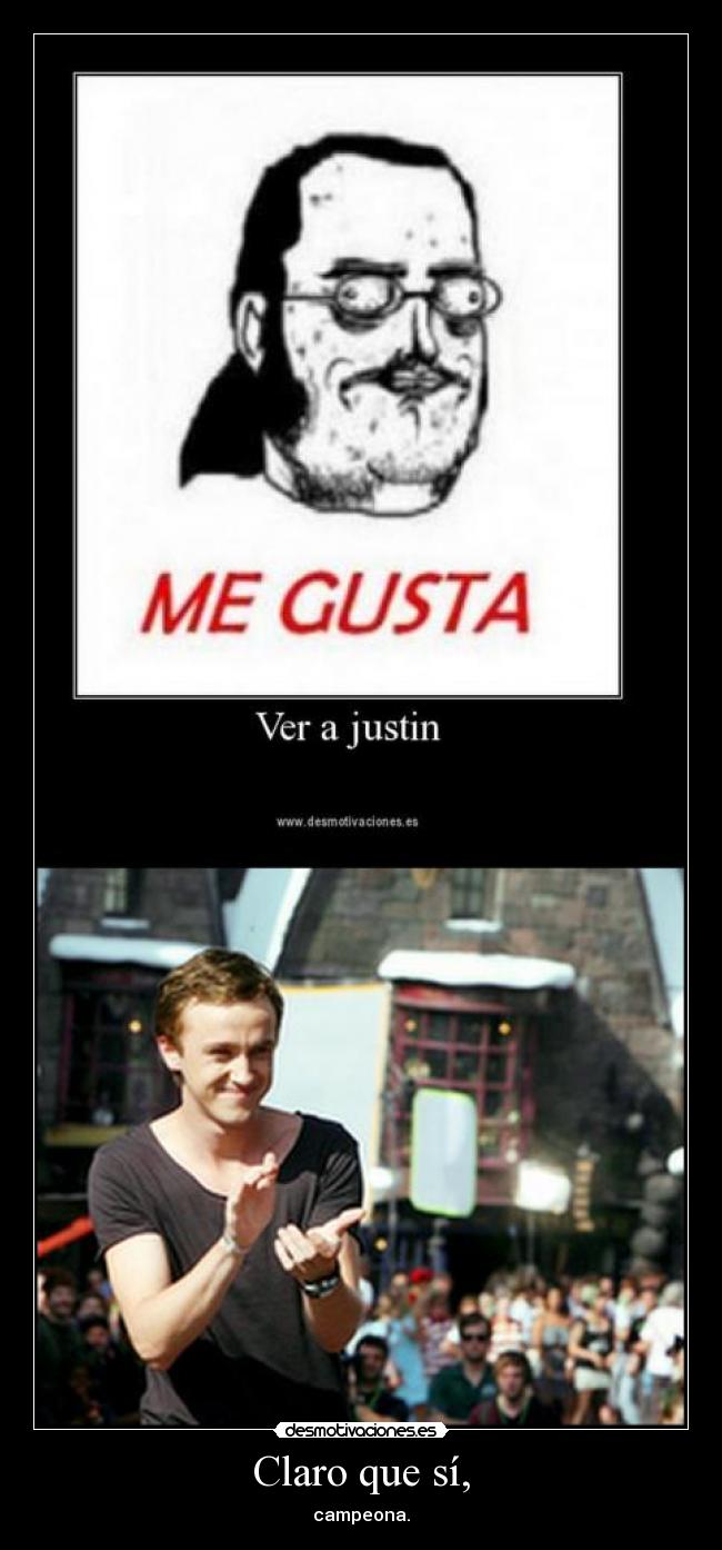 Claro que sí, - campeona.