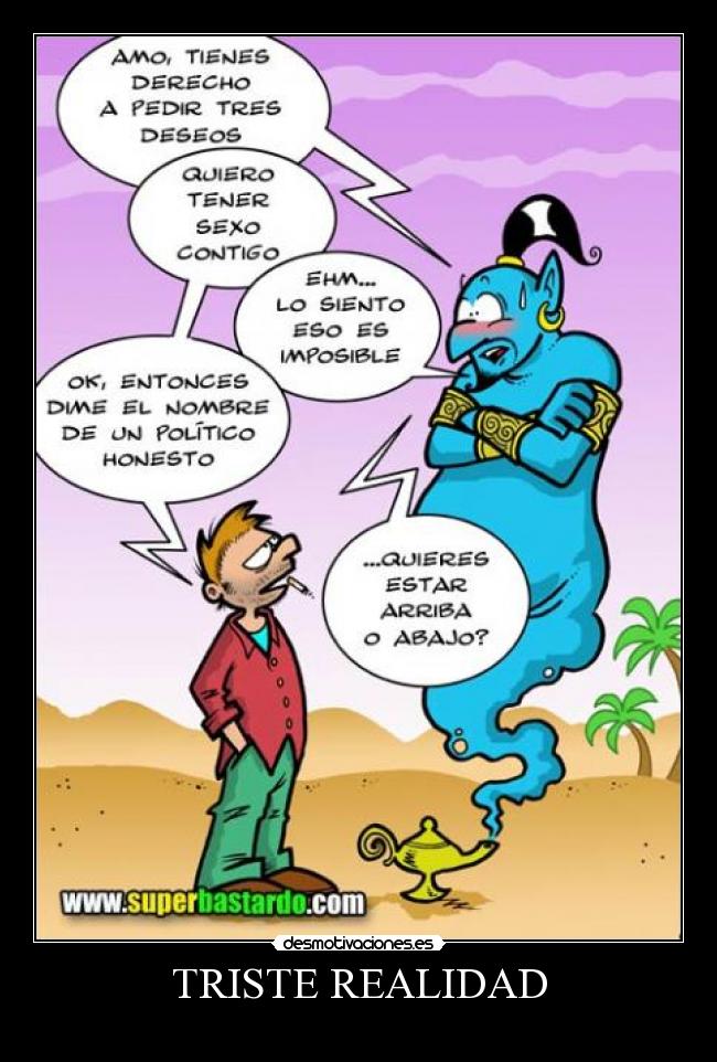TRISTE REALIDAD -