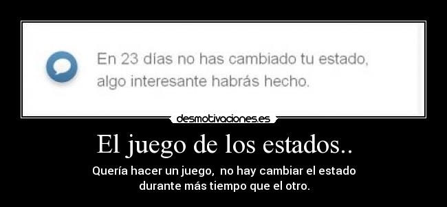 El juego de los estados.. - 