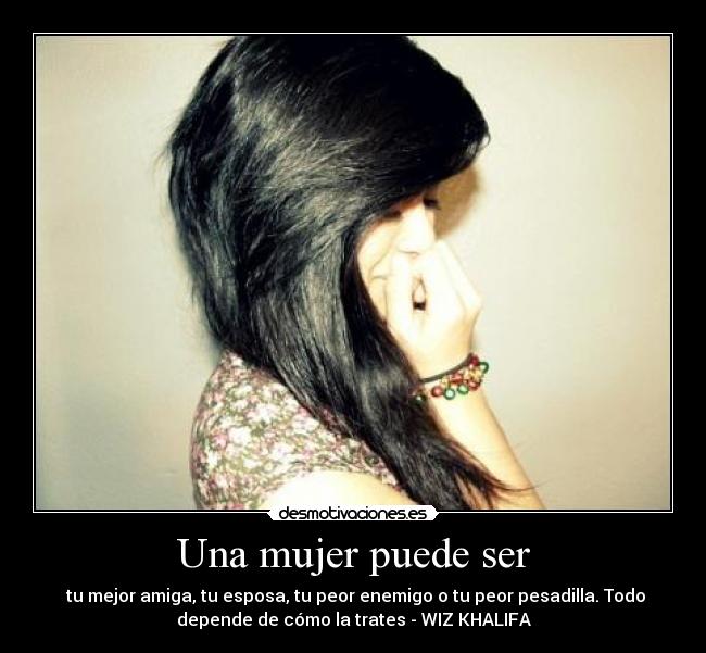 Una mujer puede ser -