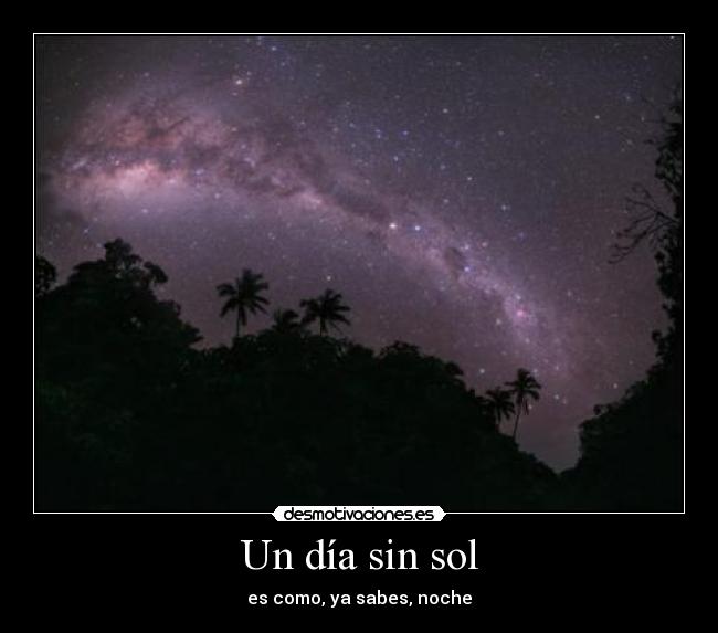 Un día sin sol -
