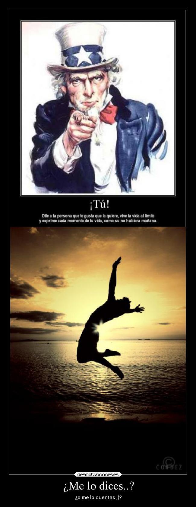 ¿Me lo dices..? - ¿o me lo cuentas ;)?