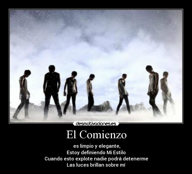 carteles comienzo limpio elegante estilo u-kiss koreans desmotivaciones