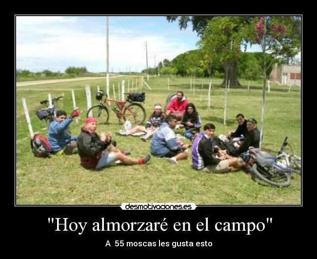 Hoy almorzaré en el campo - A  55 moscas les gusta esto