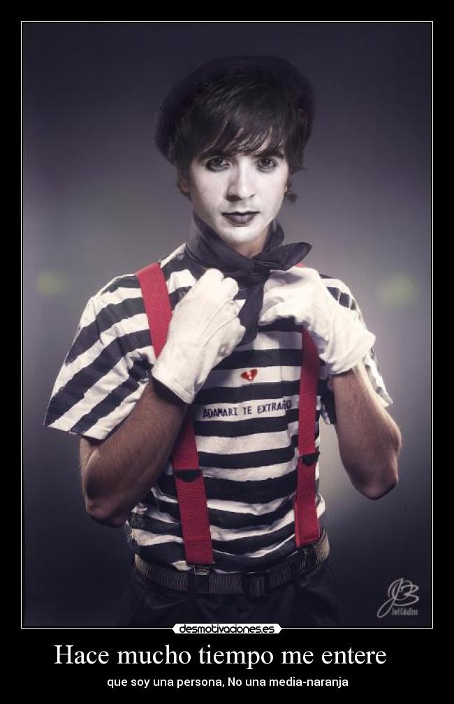 Hace mucho tiempo me entere -