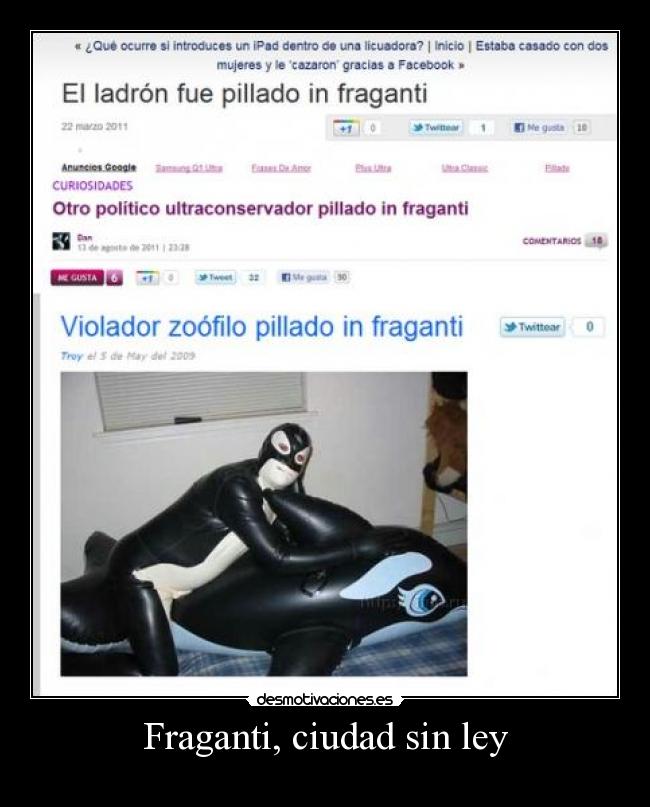 Fraganti, ciudad sin ley -