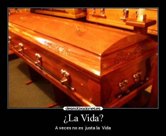 ¿La Vida? - A veces no es justa la Vida