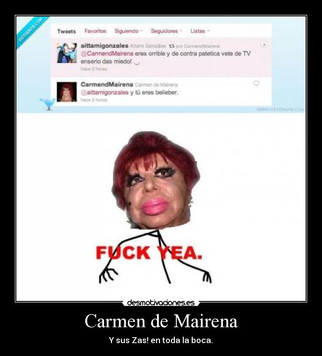 Carmen de Mairena - Y sus Zas! en toda la boca.