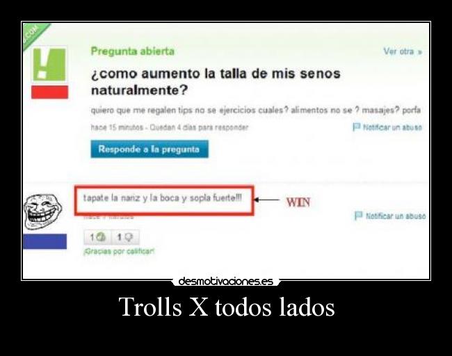 Trolls X todos lados -