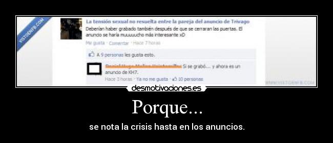 Porque... -