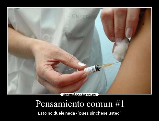 Pensamiento comun #1 - 