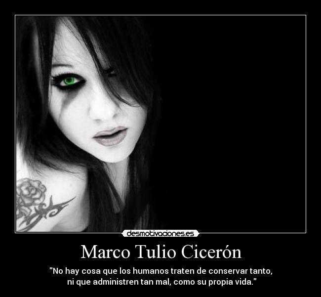carteles ciceron vida kerbor desmotivaciones