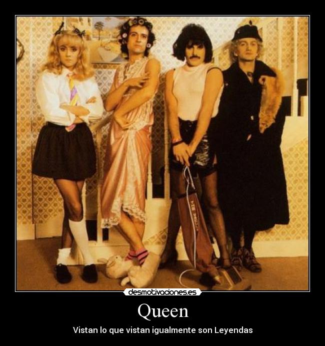 Queen - Vistan lo que vistan igualmente son Leyendas