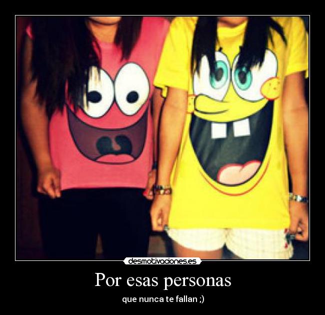 Por esas personas - 