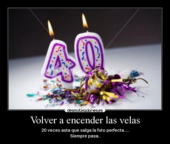 Volver a encender las velas -