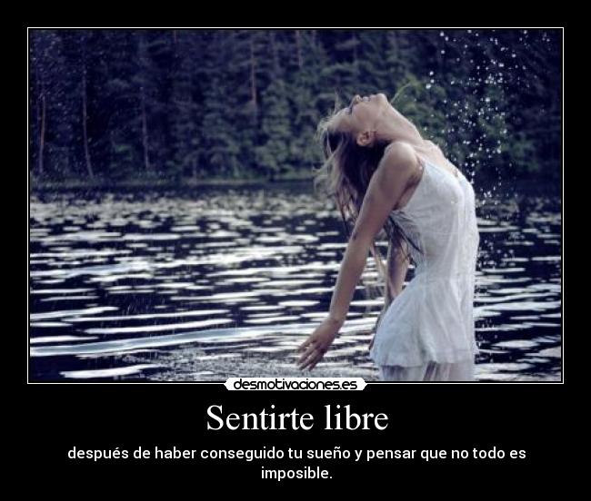 Sentirte libre - 