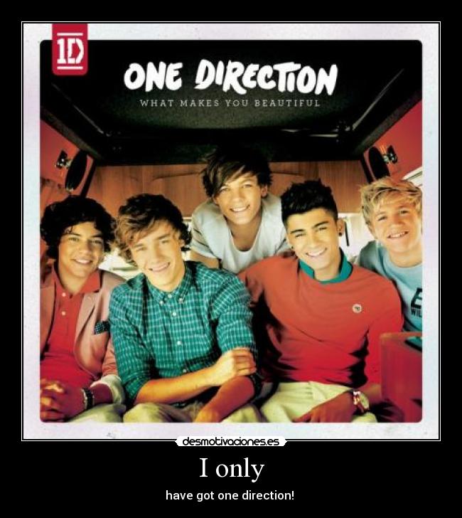 I only - have got one direction! ♥