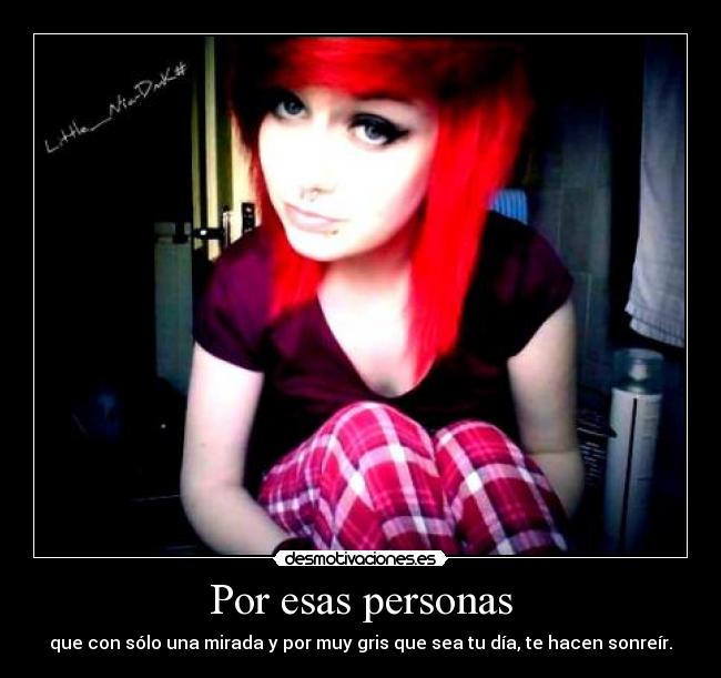 Por esas personas -
