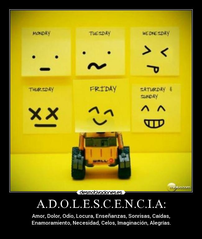 A.D.O.L.E.S.C.E.N.C.I.A: - 