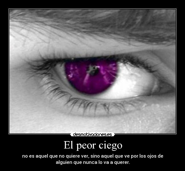El peor ciego -