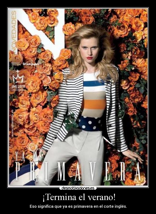 ¡Termina el verano! -