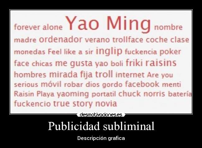 carteles yao ming desmotivaciones