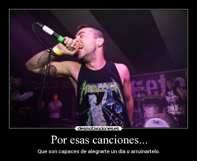 Por esas canciones... - 