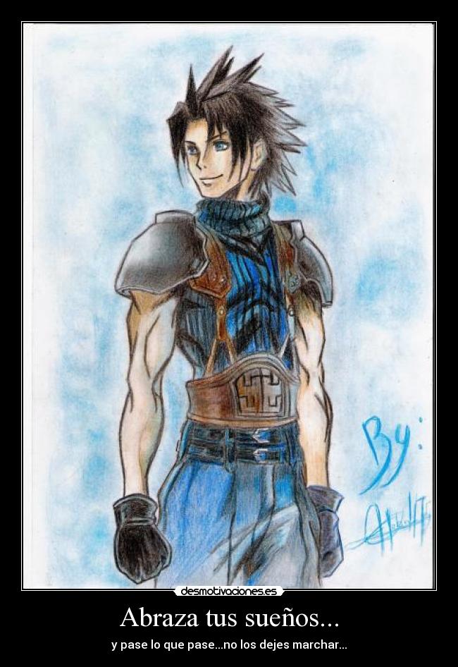 carteles zack ffvii frase gracias yonotengocartelesenlacola desmotivaciones