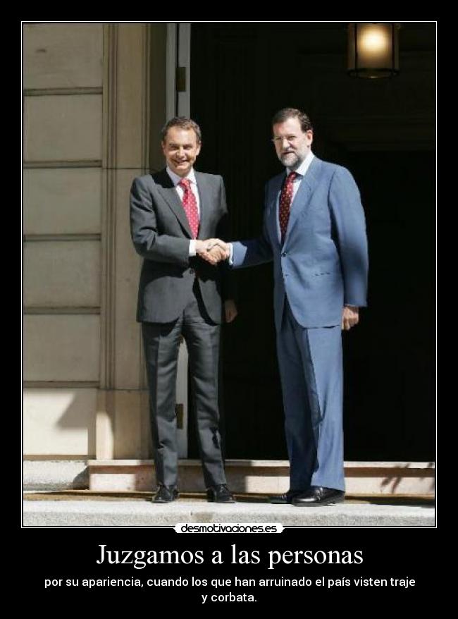 Juzgamos a las personas -