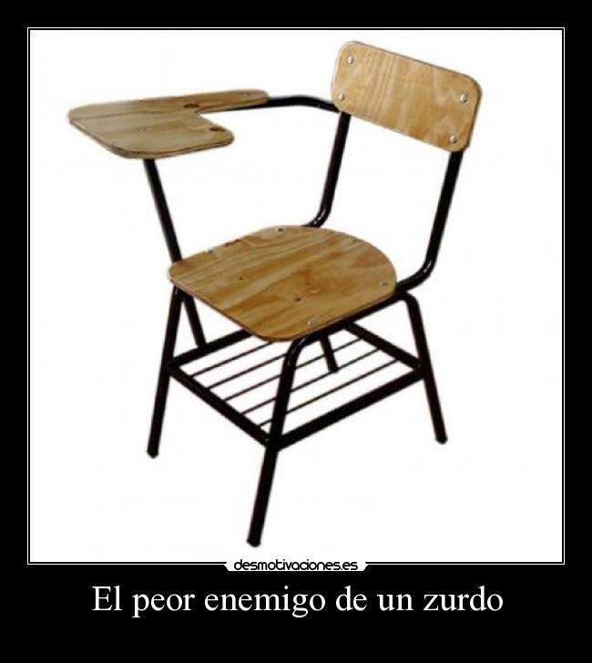 El peor enemigo de un zurdo -