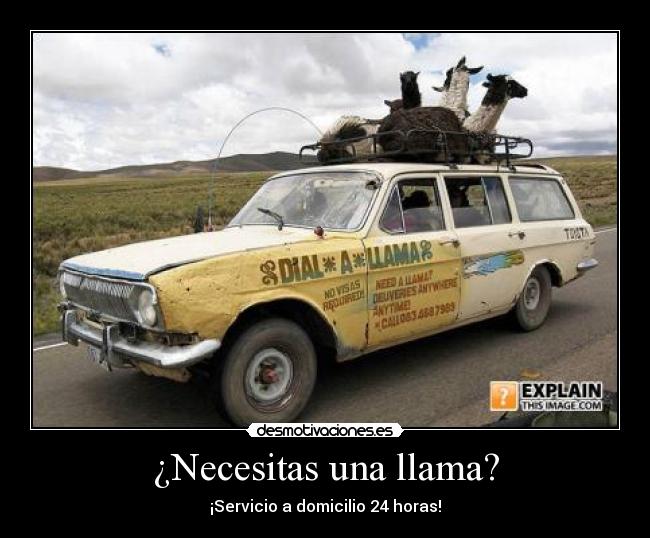 ¿Necesitas una llama? - ¡Servicio a domicilio 24 horas!