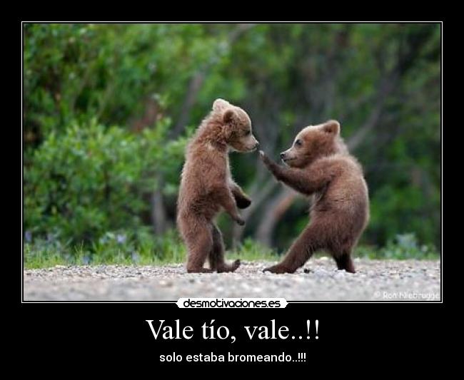 Vale tío, vale..!! - 