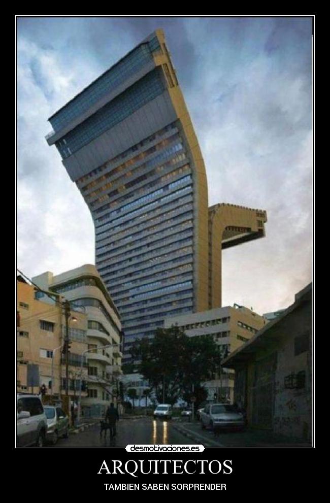 ARQUITECTOS - TAMBIEN SABEN SORPRENDER
