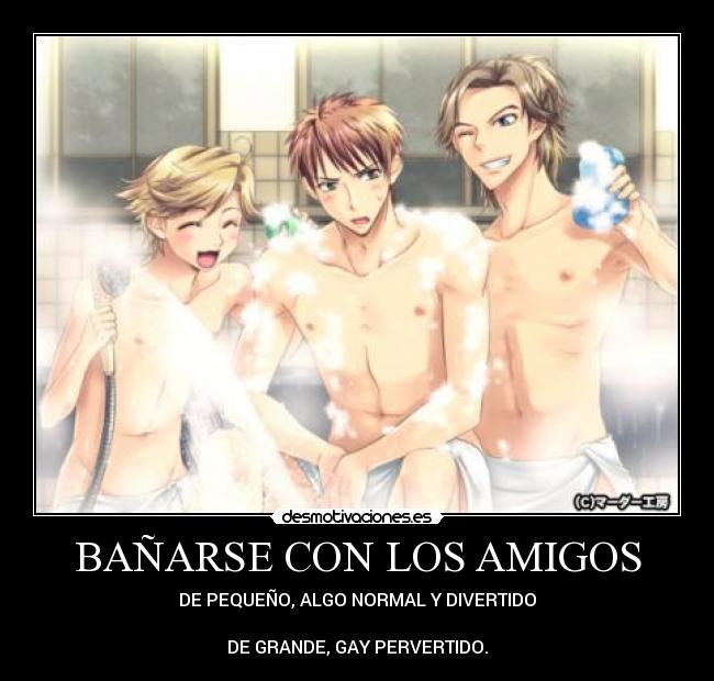 carteles amigos anime hadaka shitsuji desmotivaciones
