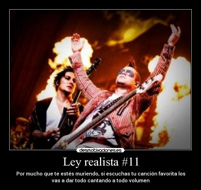 carteles ley realista 11 avenged sevenfold desmotivaciones