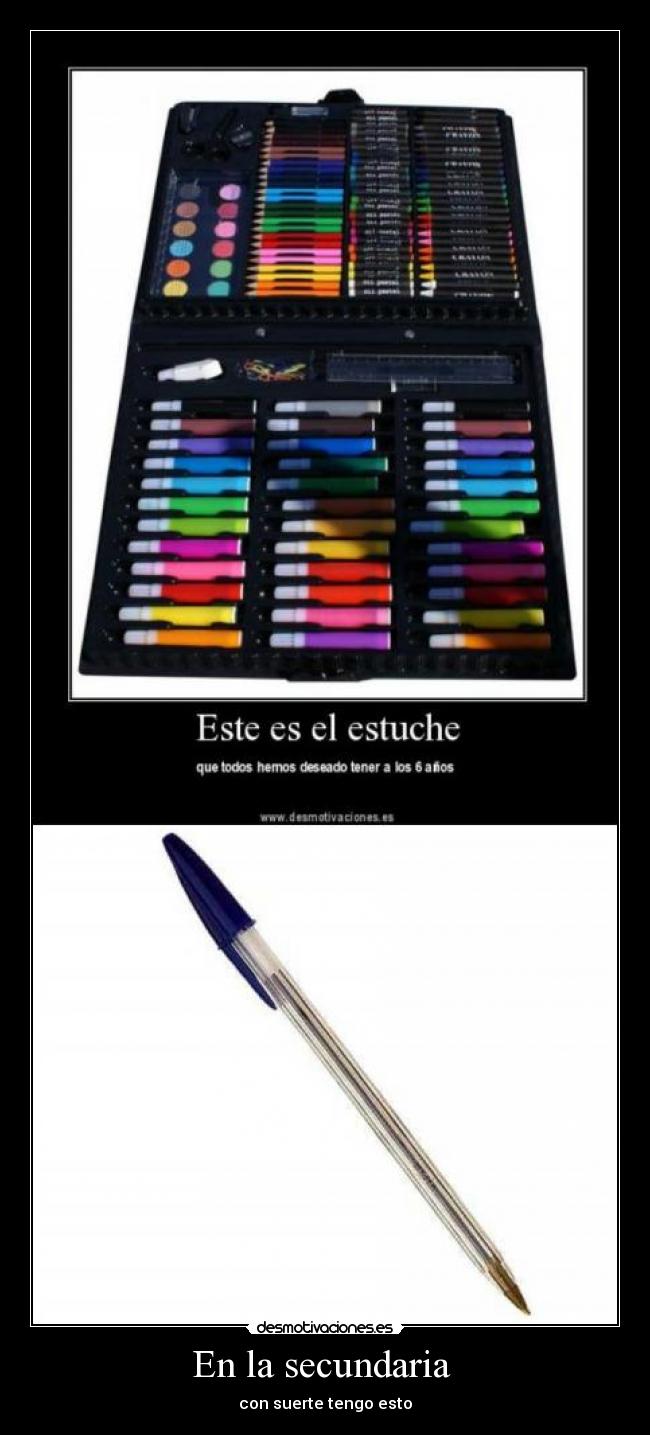 En la secundaria -