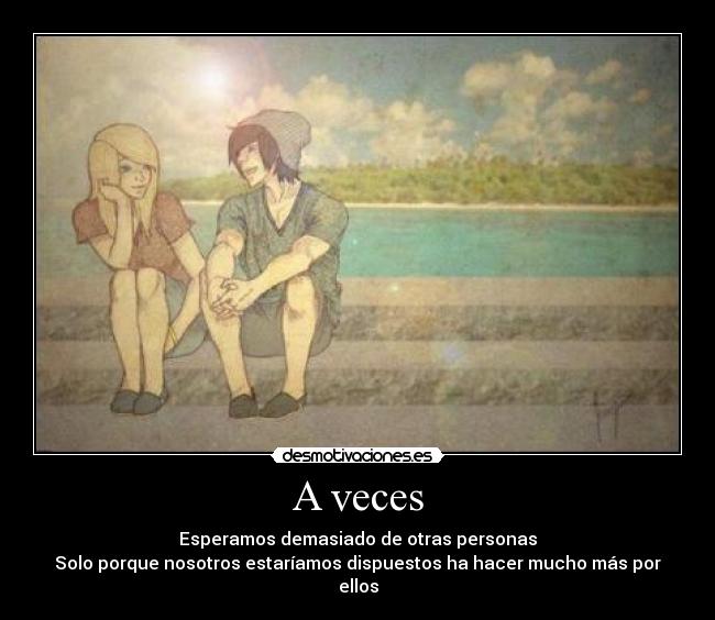 A veces -