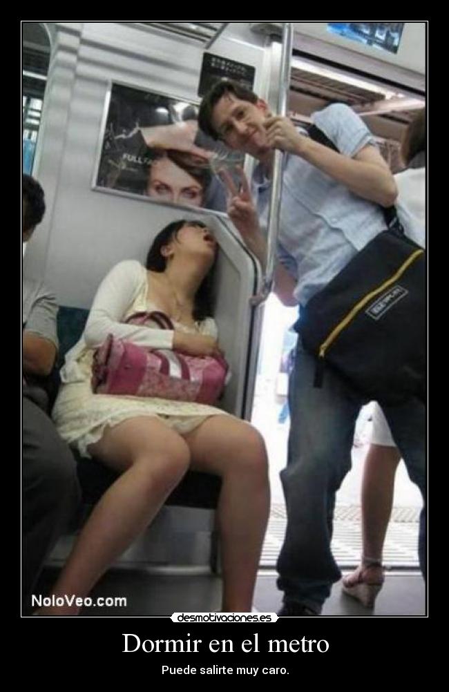 Dormir en el metro - 