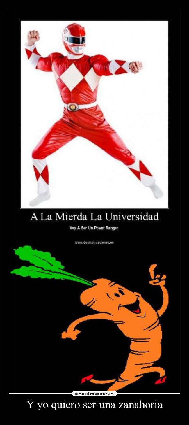 Y yo quiero ser una zanahoria - 