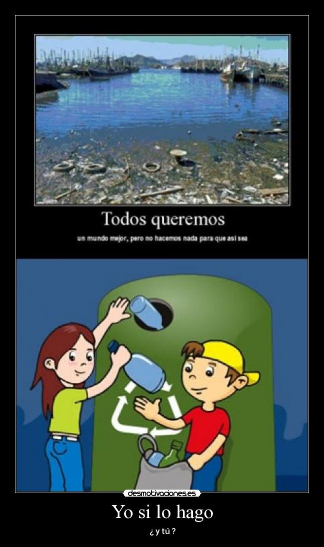 carteles reciclar desmotivaciones