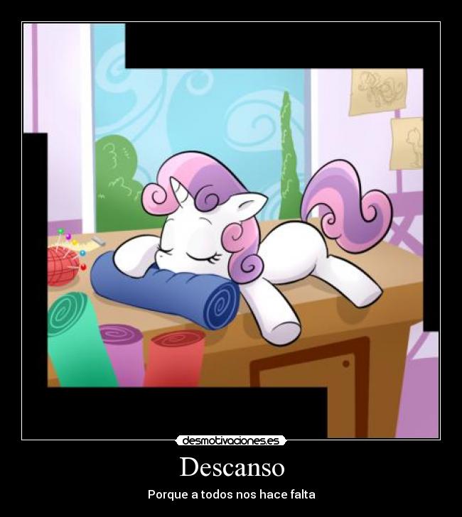 Descanso - Porque a todos nos hace falta