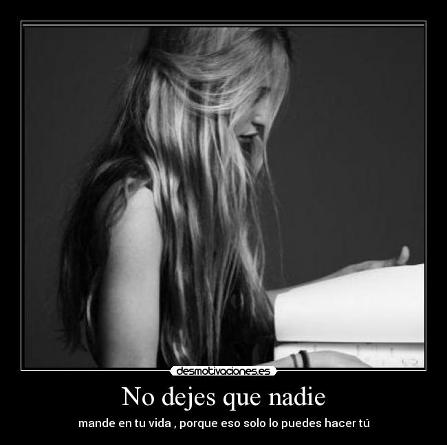 No dejes que nadie - 