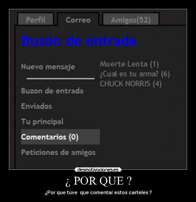 ¿ POR QUE ? - ¿Por que tuve que comentar estos carteles ?