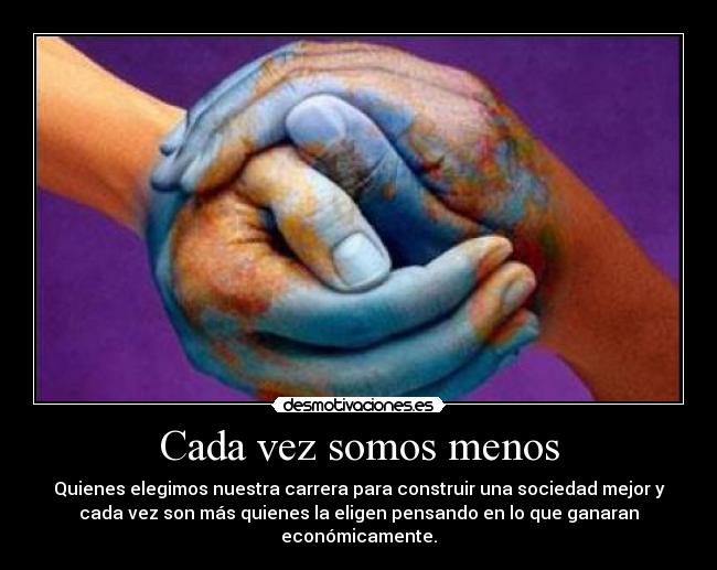 Cada vez somos menos - 