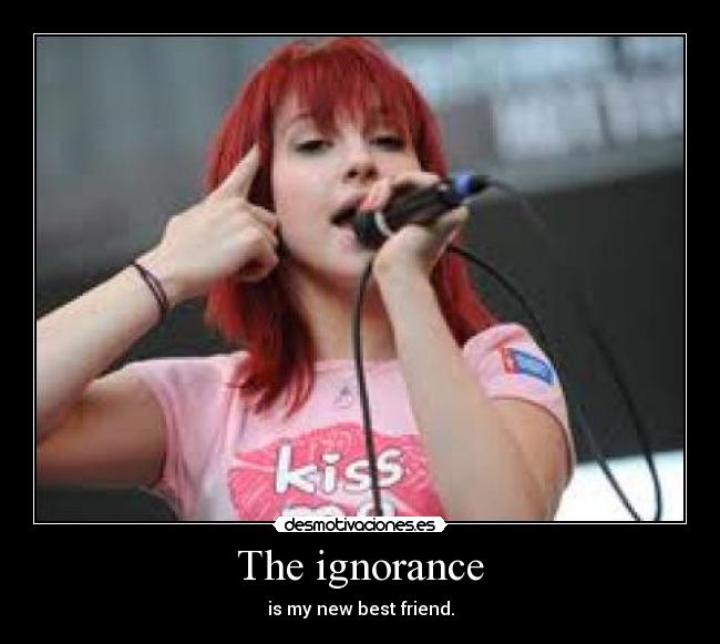 The ignorance -