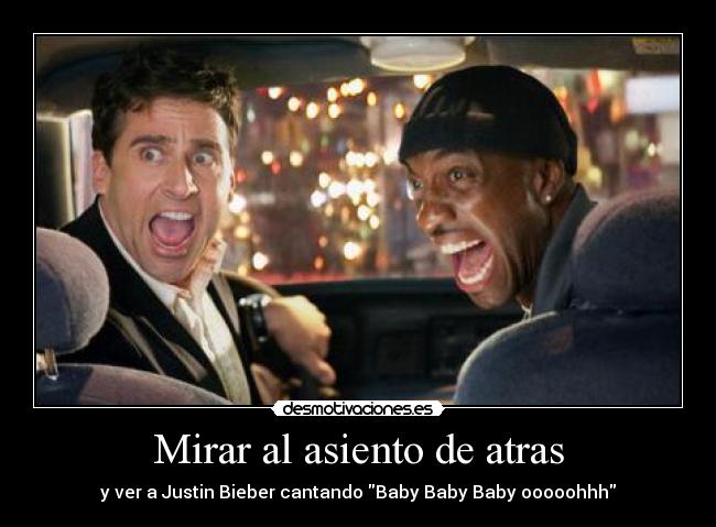 carteles asiento atras justin bierber titoloko1993 desmotivaciones